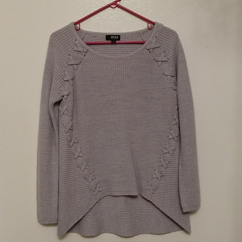a.n.a. gray sweater.